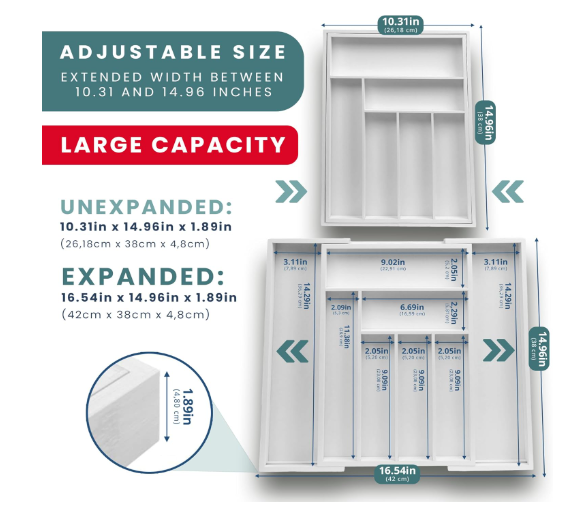 Expandable Drawer Organizer